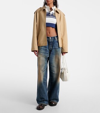 Chaqueta de satén de algodón | Acne Studios