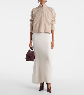Jupe longue Dorina en cachemire mélangé | Max Mara