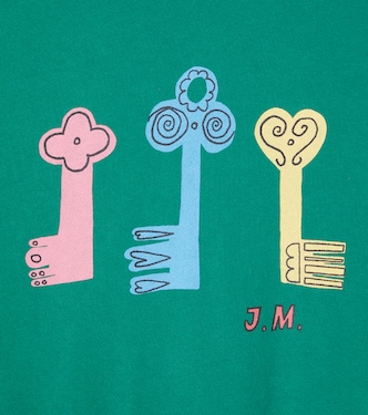 Keys cotton jersey sweatshirt | Jellymallow