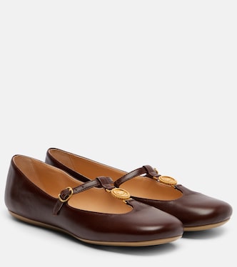 Bailarinas Leonore de piel adornadas | Chloé