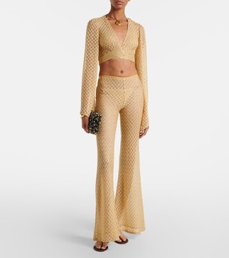 Lamé crop top | Missoni