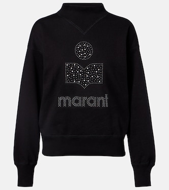 Sweat-shirt Moby en coton mélangé à logo | Marant Etoile