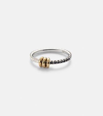 Sirius Eclipse 18kt gold and sterling silver ring with diamonds | Spinelli Kilcollin