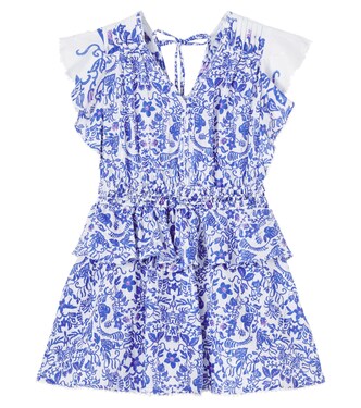 Noemi floral cotton dress | Poupette St Barth Kids