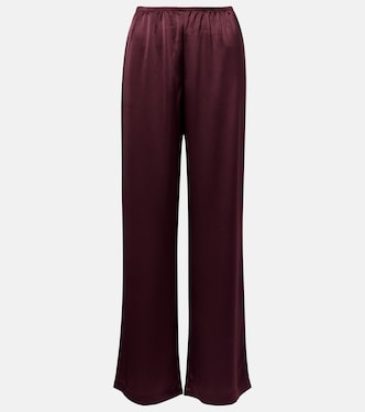 Weite Hose Barb aus Satin | Leset