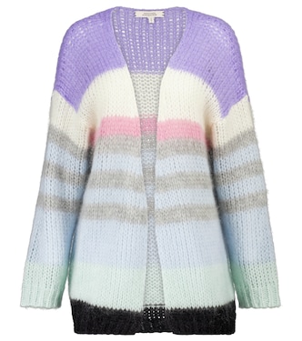 Airy Attitude striped mohair-blend cardigan | Dorothee Schumacher