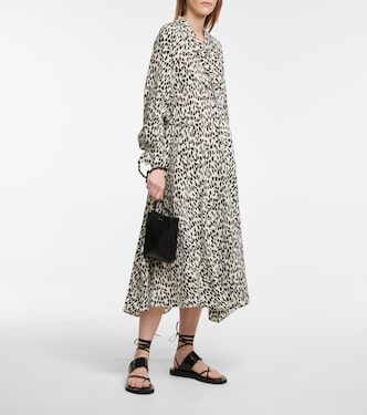 Bedrucktes Midikleid Wild Moment aus Seide | Dorothee Schumacher