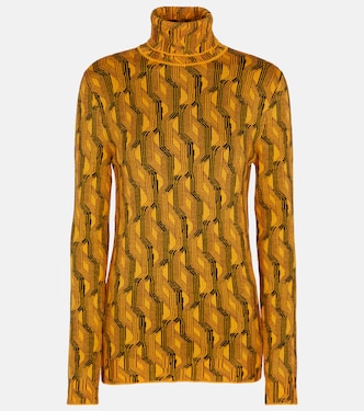 Dolcevita in jacquard di lana | Prada