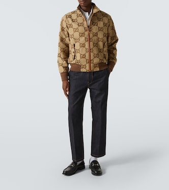 Jumbo GG canvas jacket | Gucci