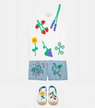 Top en croché de algodón | Stella McCartney Kids