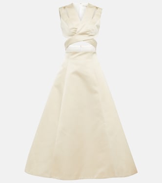 Satin midi dress | Emilia Wickstead