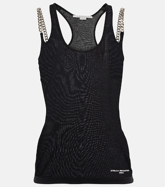 Falabella chain-detail jersey tank top | Stella McCartney