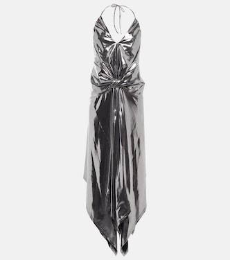 Robe midi métallisée | Alexandre Vauthier