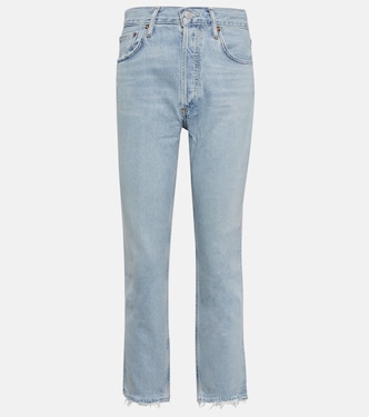 Jeans cropped Riley de tiro alto | Agolde
