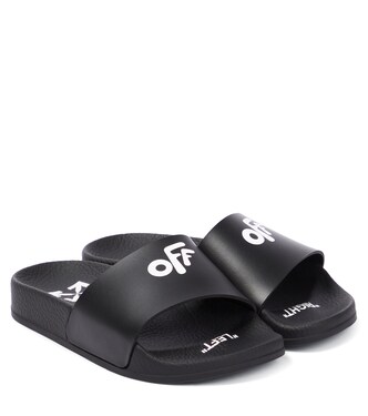 Logo rubber slides | Off-White Kids