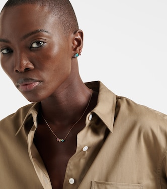 Collier Nadima en or rose 14 ct, topaze, citrine et diamants | Suzanne Kalan
