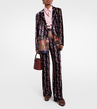 Blazer en velours à motif cachemire | Etro