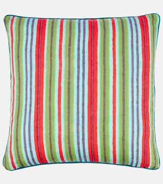 Royal Palace striped linen cushion cover | Lisa Corti