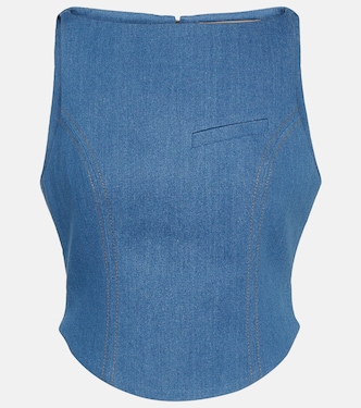 Top di jeans Colia | Aya Muse