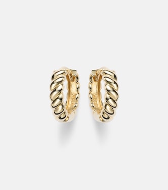 Ohrringe Brioche aus 10kt Gelbgold | Stone and Strand