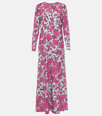 Swing printed maxi dress | La DoubleJ