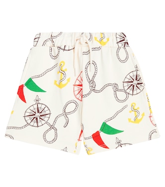 Shorts Nautical de jersey de algodón | Mini Rodini