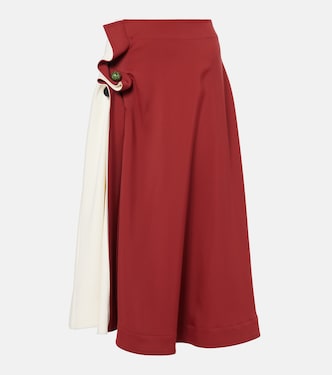 Falda midi Intrecciato | Bottega Veneta