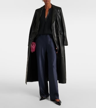 Pantaloni regular in raso fluido | Vince