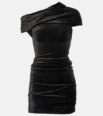 Vestido corto Lilies Lola de terciopelo | Rick Owens