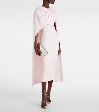 Oria ruffled crêpe midi dress | Safiyaa