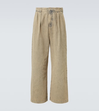 Pleated wide-leg jeans | Loewe
