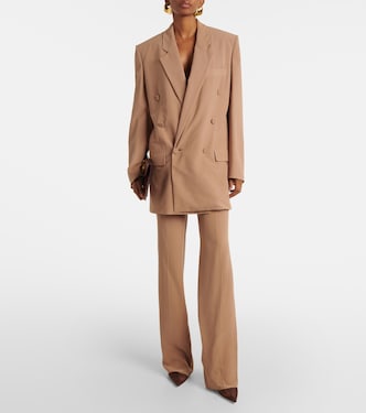 Blazer doppiopetto in seta | Saint Laurent