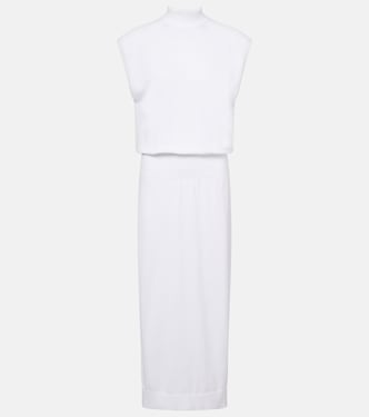 Column cotton midi dress | Alaïa