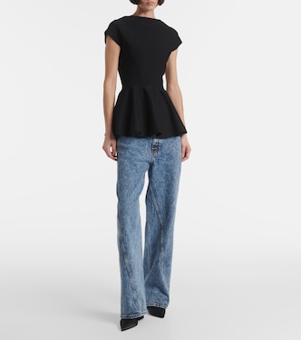 Top con peplum | Alaïa