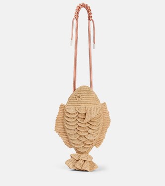 Sac à bandoulière Horizon en raphia | Alémais