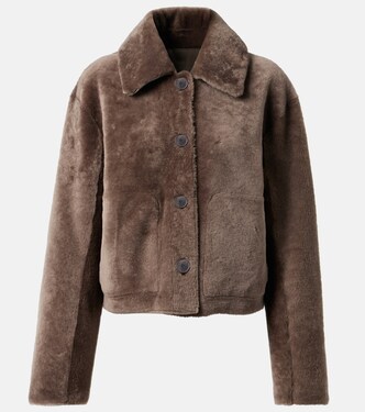 Reversible shearling and leather jacket | Joseph