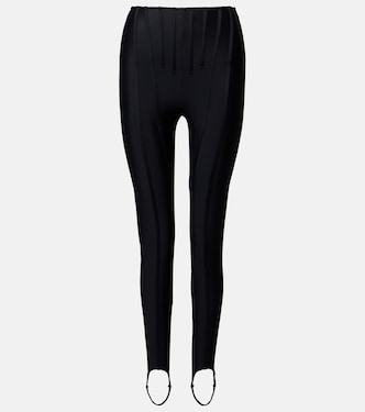 Paneled stirrup leggings | Mugler