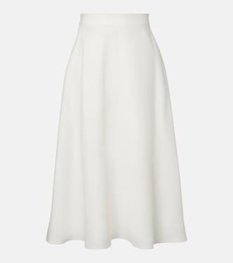 Erica linen midi skirt  | Ralph Lauren Collection