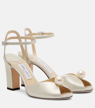 Sacaria 85 leather sandals | Jimmy Choo