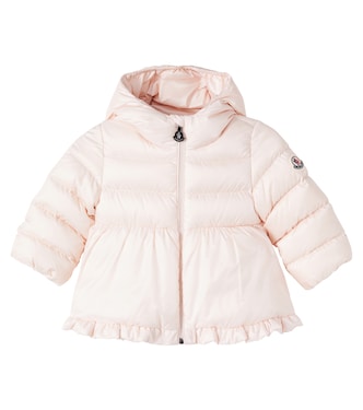 Baby Odile ruffled down jacket | Moncler Enfant