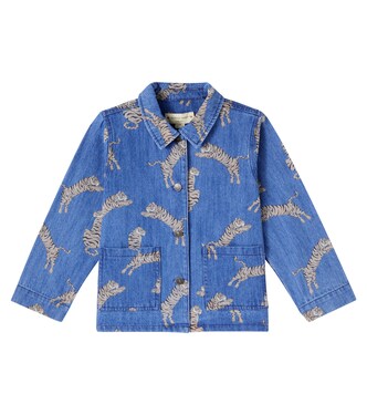 Bedruckte Hemdjacke Magot aus Denim | Konges Sløjd