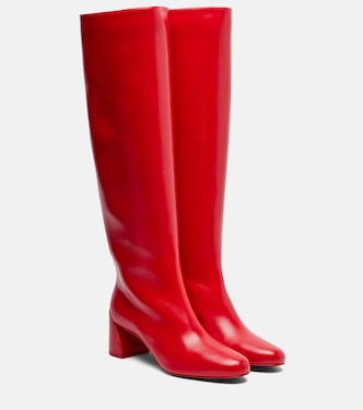 Janitta 55 레더 니하이 부츠 | Christian Louboutin