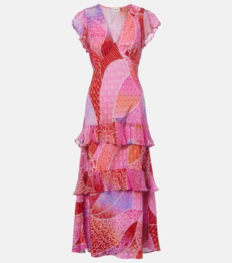 Meena printed silk maxi dress | Rixo