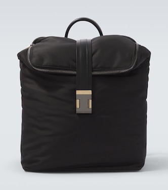 Nox leather-trimmed backpack | Christian Louboutin