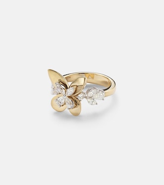 Anello Golden Strada in oro 18kt con diamanti | Yeprem
