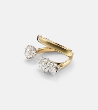Bague Golden Strada en or jaune et blanc 18 ct et diamants  | Yeprem