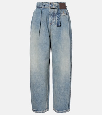 Pleated wide-leg jeans | Loewe