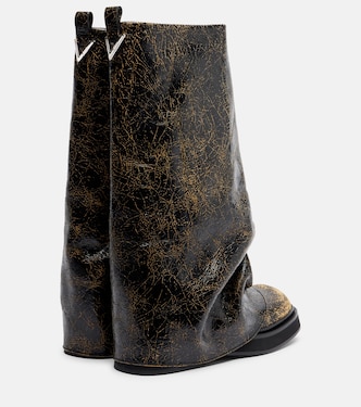 بوت للركبة من الجلد Robin | The Attico