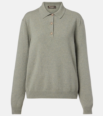 Classic cashmere polo sweater | Loro Piana