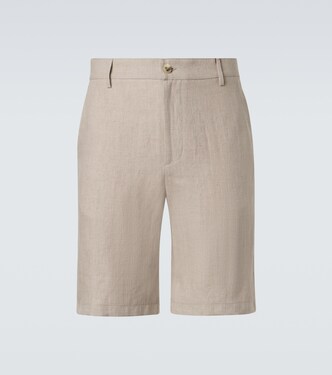 Linen Bermuda shorts | Canali